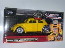 Jada Toys Transformers Bumblebee Volkswagen Beetle Autobot 1:32 Yellow