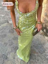 Elegant Dress Off Shoulder Square Neck Bodycon Maxi Gown Lady Evening Party Robe