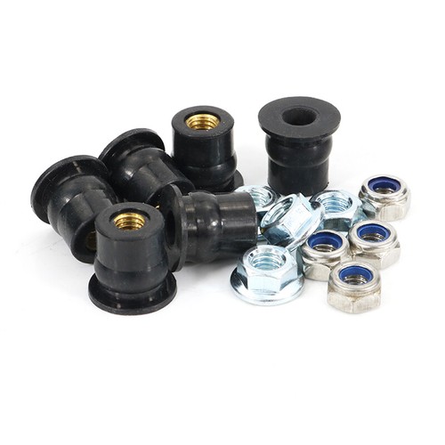 Kit completo de sujetadores de pernos de carrocería de carenado apto para Kawasaki KLR650 2008-2018 - Imagen 4 de 6
