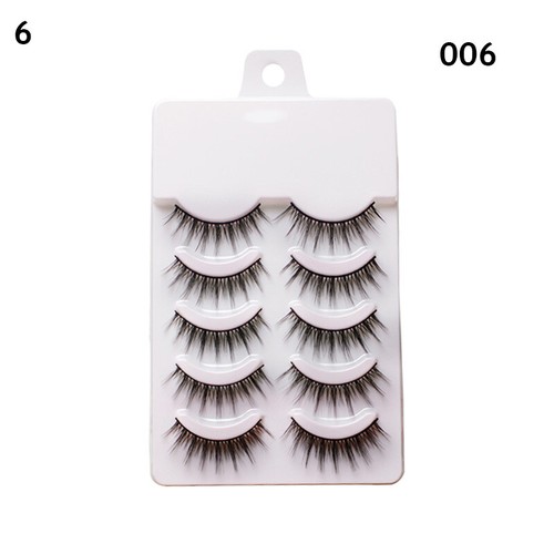 Reusable 3D Black Eyelashes Natural Long Thick Fake Eye Lashes Box - Picture 18 of 26