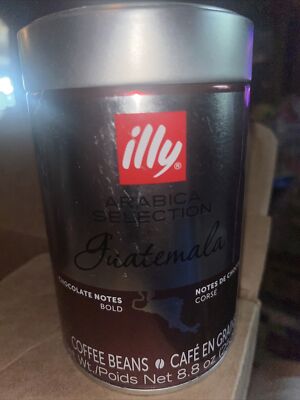 illy Arabica Selections Guatemala Whole Bean Coffee, No Preservatives, 8.8 Ounce