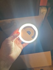 Selfie Ringlight For Cellphone Clips On Phone