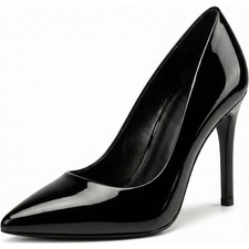 Womens Mens Drag Queen Pointy Toe High Heel Platform Court Shoe UK BIG Size 3-12