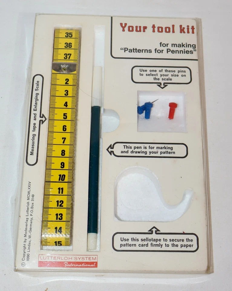 The Lutterloh System International Die goldene Regel Musterherstellung Kit - Bild 3 von 4