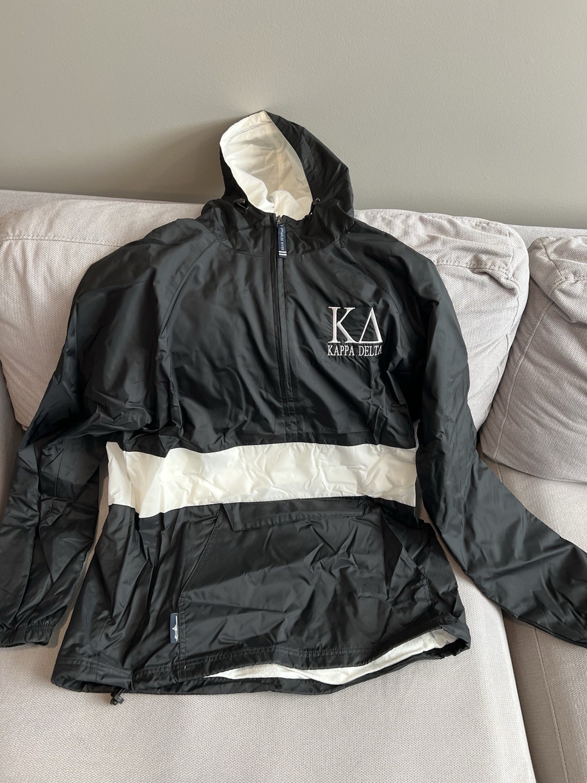 Kappa Delta Large Pullover Rain Jacket Charles Ri… - image 1
