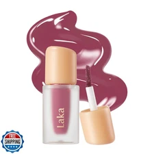 Laka Fruity Glam Lip Tint Mini, Glowing Lip Stain with Wide Color Spectrum, H
