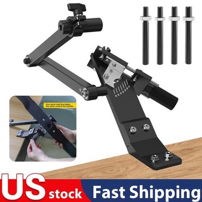 Lawn Mower Blade Sharpener 15°-45° Adjustable Frame-Suit for Right & Left Blades