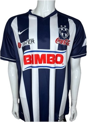 2007/08 Rayados de Monterrey Home Jersey  Navy/white Size 2XL
