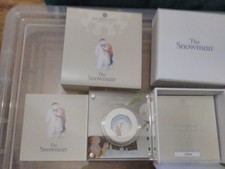 Royal Mint The Snowman 2021 Silver Proof coin