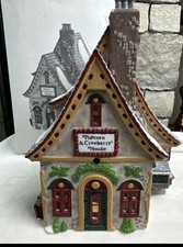 VTG DEPT 56 CHRISTMAS HERITAGE VILLAGE NORTH POLE POPCORN AND CRANBERRY House