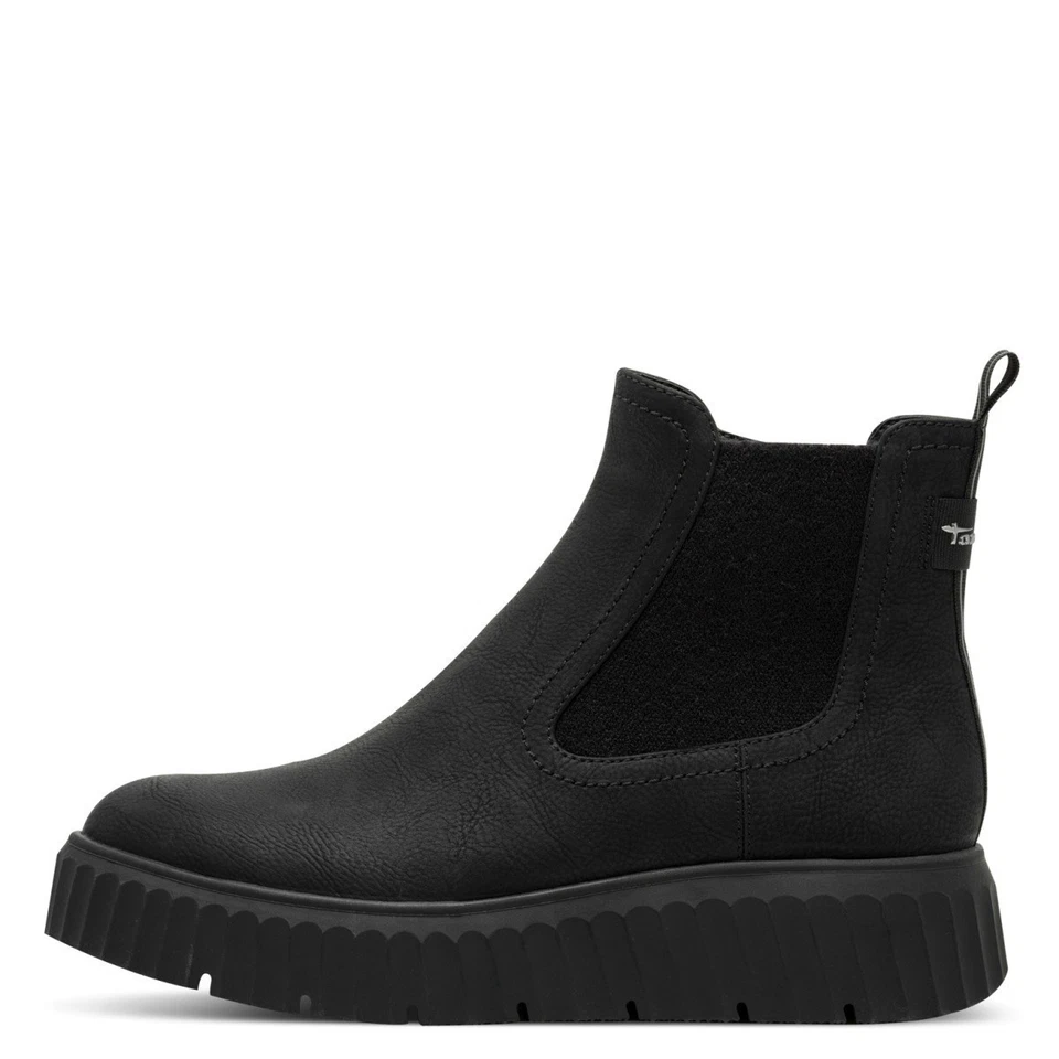 Tamaris Stiefelette 1-25420-45 001 black schwarz Wechselfußbett, Touch-it