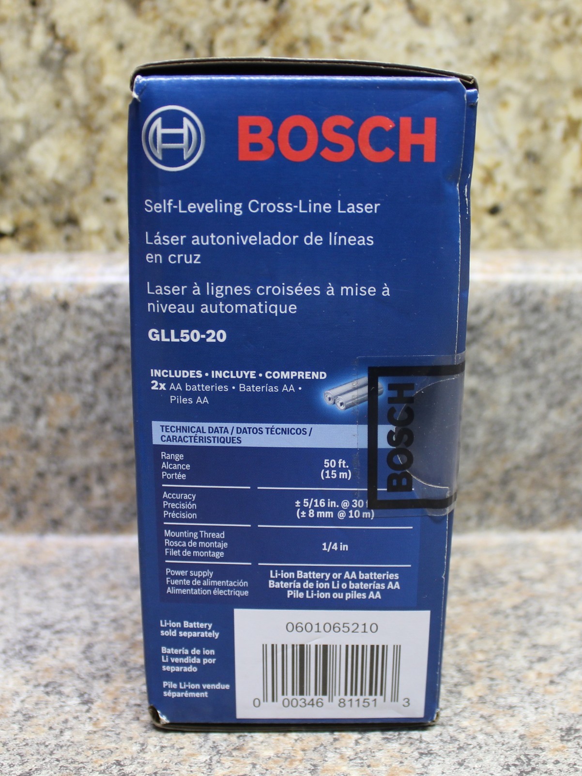 Bosch GLL50-20 Self-Leveling Cross-Line Laser