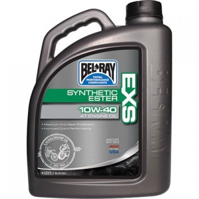 Bel-Ray EXS Full Synthetic Ester 4-stroke Motor Oil 10W-40 4 Liter 99161-B4LW