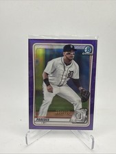2020 Bowman - Chrome Prospects Isaac Paredes Purple Refractor /250 (RC)