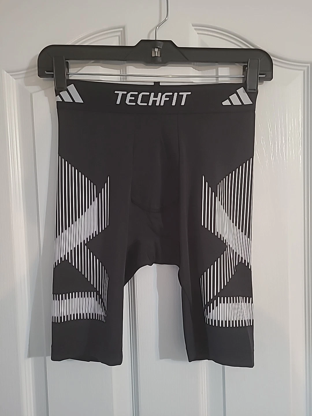 Adidas TECHFIT PS Men's Size Small Black White Training Shorts Tights JI8222 New