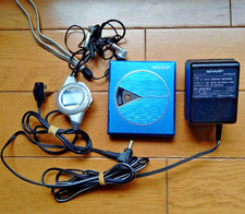 SHARP MD-ST521-A Headphone Player with Remote Accessories F/S US/UK/CA