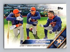 2016 Topps #170 New Order (Jose Altuve / Carlos Correa / Carlos Gomez) NM