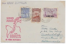 Brasilien 1932: Pelo Graf Zeppelin, Transatlantico via Condor-Zeppelin