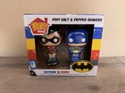 FUNKO POP DC COMCIS LEGION OF COLLECTORS BATMAN & ROBIN SALT PEPPER SHAKER BOX