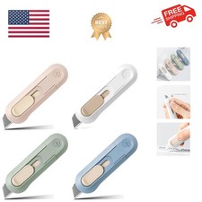4pcs Utility Knife Box Cutters, Retractable Letter Opener, Sharp Cartons Card...