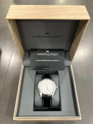 Hamilton Khaki Field “Murph” - 38mm White Dial - Preowned - Very Great Condition