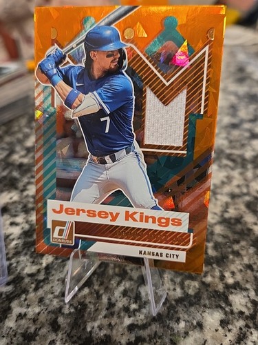 2025 Donruss Baseball Bobby Whitt Jr Orange Cracked Ice Jersey Kings - #JK-BWJ - Picture 2 of 4