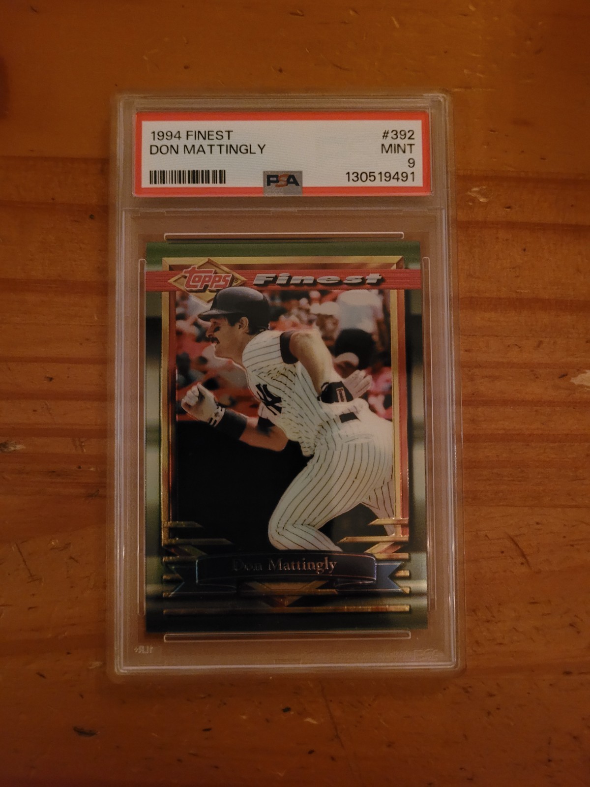 1994 Topps Finest #392 Don Mattingly PSA 9 Mint Yankees