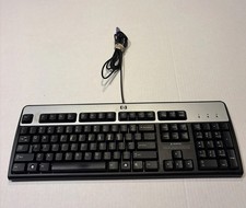 Computer Keyboard Hewlett Packard Hp Electronics Wired Connect Model KB-0316