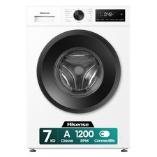 Hisense WF1I7022BWJ NUOVA Lavatrice 7 Kg Slim Bianco / Nero Classe A...