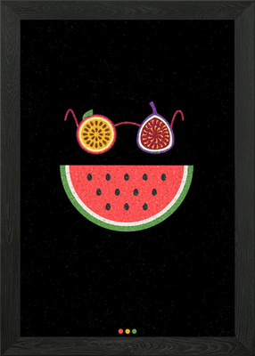Summer smile 2 Framed Wall Art Poster Canvas Print Picture