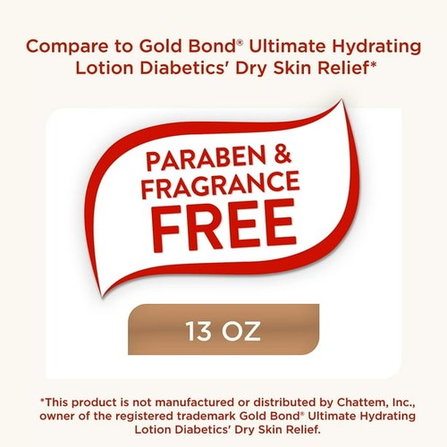 Equate Diabetics Lotion, 13 oz, Compare to Gold Bond® Ultimate Hydrating Lotion - Picture 3 of 6