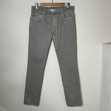 James Perse Standard Drawstring Pants Womens Size 2 Light Gray USA