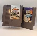 Vintage NES Star Trek & Jackal Lot Of 2