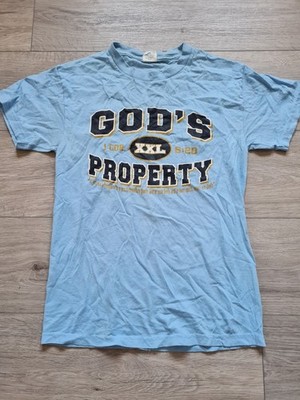 Vintage Delta Pro Weight T-Shirt God s Property Blau Herren Größe S