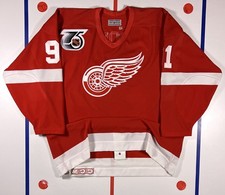 Sergei Fedorov Detroit Red Wings 1991-92 CCM Authentic Signed NHL Jersey Size 52