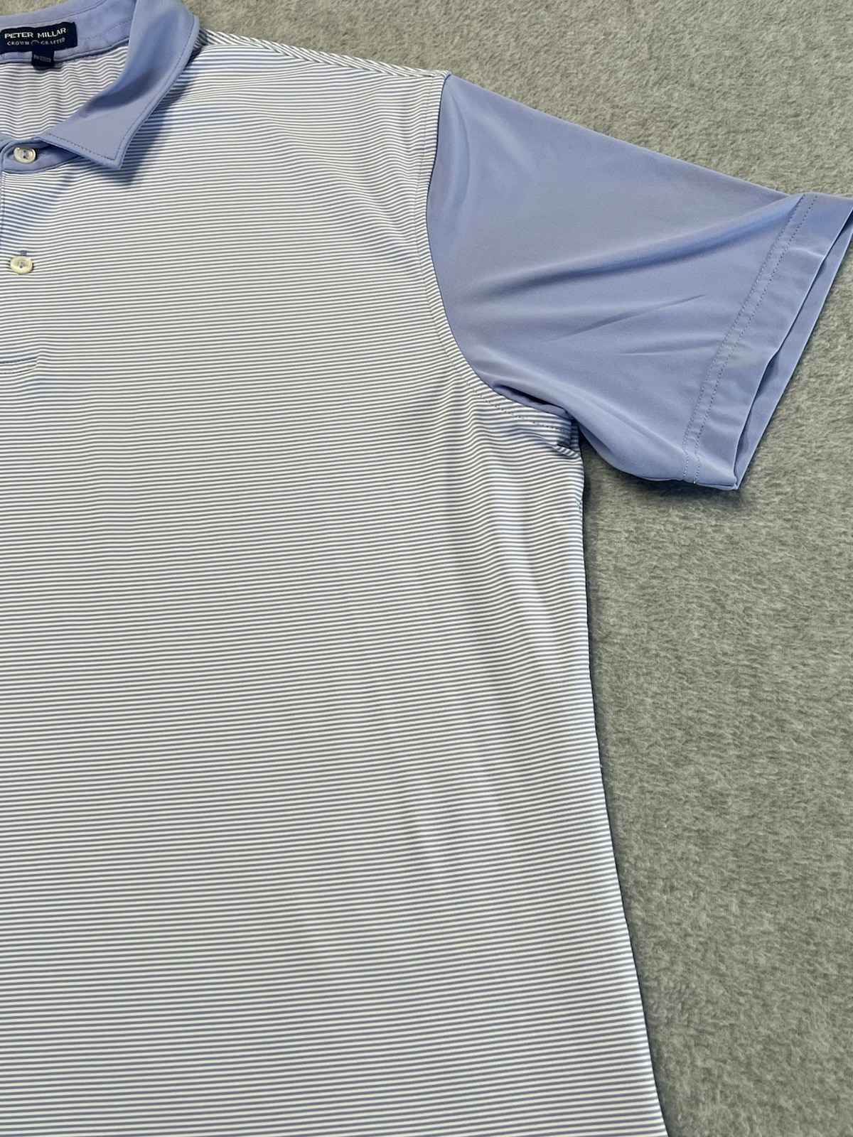 PETER Millar Crown Crafted striped Pattern Polo S… - image 3