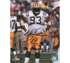 Gilbert Brown Signed Green Bay Packers Unframed 8×10 Photo w/ 