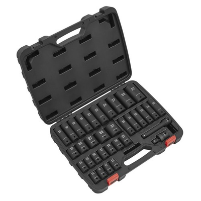 #ad Sealey AK5634M Impact Socket Set 34pc 1 2quot;Sq Drive Metric GBP 95.59