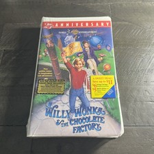 Willy Wonka and the Chocolate Factory 1999 VHS Factory Sealed 25th Anniversary