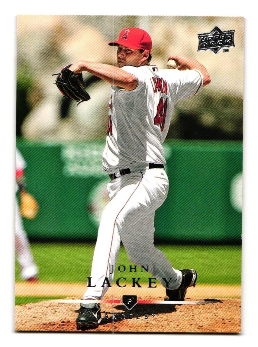 2008 Upper Deck #535 John Lackey California Angels Baseball Card