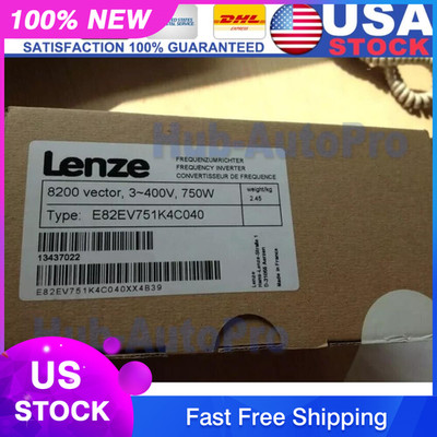 US Free TAX E82EV751_4C040 NEW LENZE E82EV751K4C040 8200 Vector 7.5kW