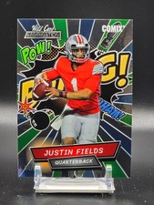 2021 Wild Card Alumination - Comix Justin Fields #AC-3 Blue/Green 34/60 (RC)