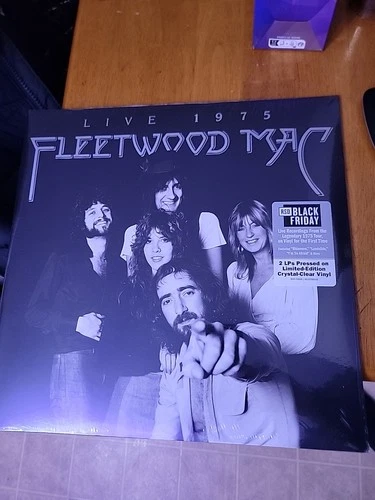 Fleetwood Mac Live 1975 2LP Crystal Clear Vinyl RSD Record Store Day 2025 LTD ED