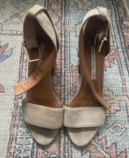 Women’s & Other Stories Beige Suede Block Heel Sandals UK 4