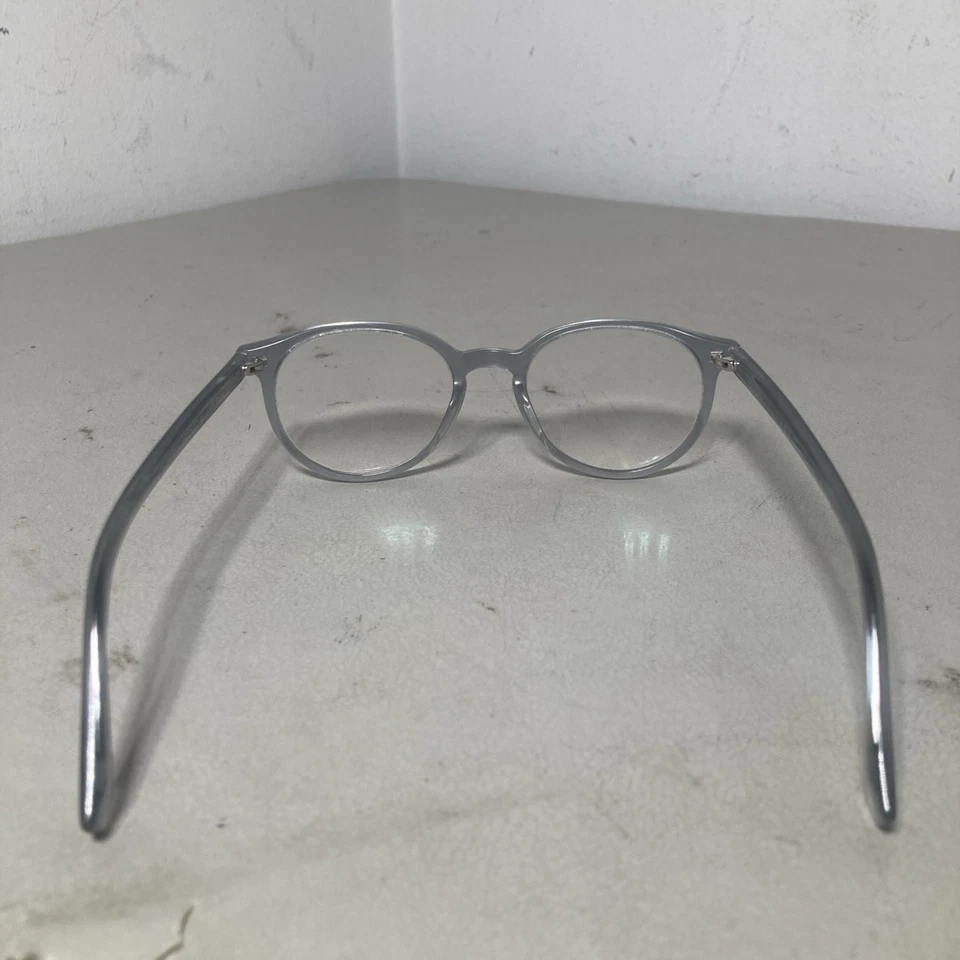 Warby Parker Eyeglasses FRAMES ONLY Watts M 371 49-18-145 Clear Gray 455 - Image 4 of 4