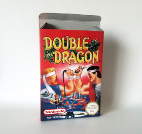 Double Dragon UKV PAL Nintendo NES Handmade Replacment Box Only