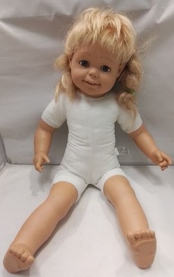 Smoby Picó Doll Blonde Hair Blue Eyes Articulated 2004 Z#2023