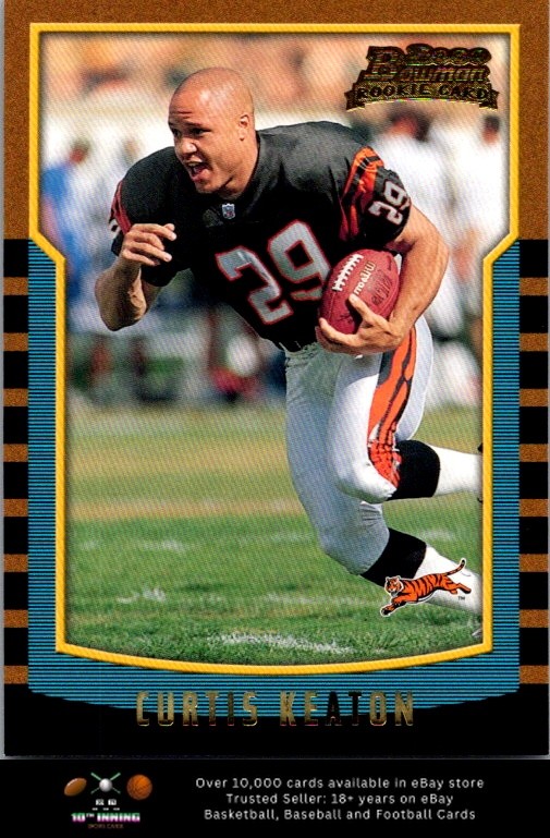 2000 Bowman FOOTBALL #182 Curtis Keaton