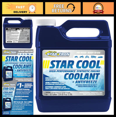 Premium Synthetic Engine Coolant & Antifreeze - Propylene Glycol for Cars, Bikes