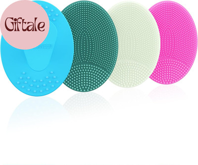 4 Pack  Silicone Face Scrubber for Deep Cleansing and Exfoliation   Soft Facial